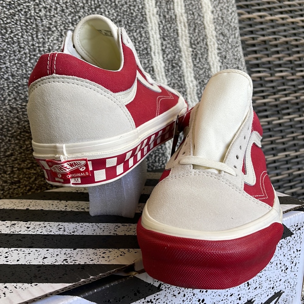 Vans Og Old Skool Lx Bumper Cars Marshmallow MENS - Picture 10 of 16